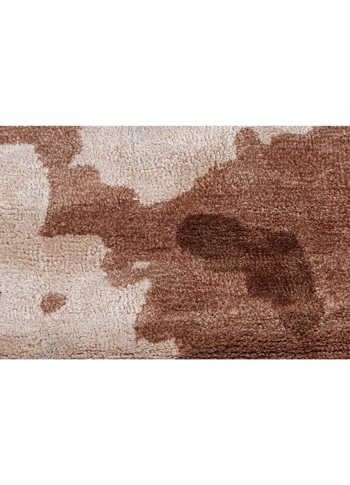 genesis red and orange viscose hand tufted Rug - CloseUp genesis red and orange viscose hand tufted Rug - CloseUp